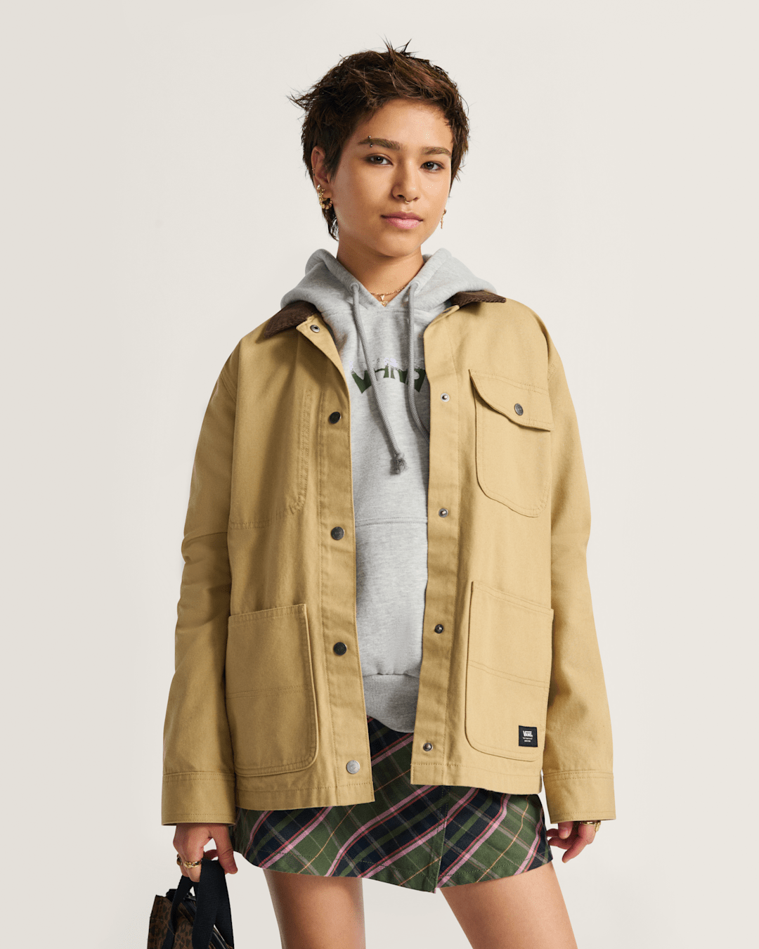 Vans Drill Chore Coat in Tan Brown