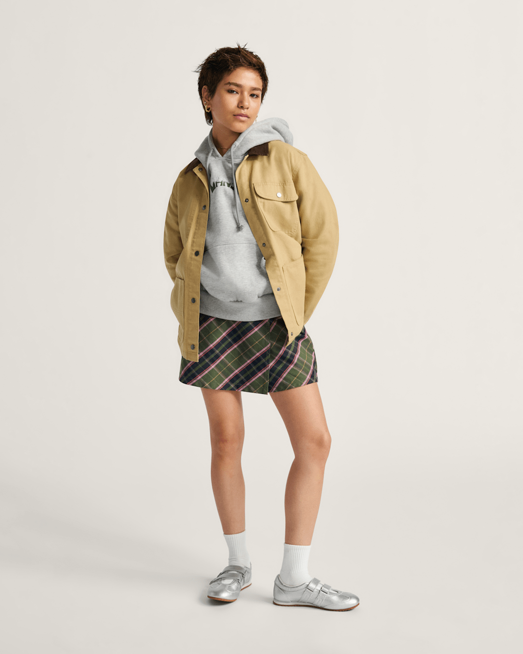 Vans Drill Chore Coat in Tan Brown