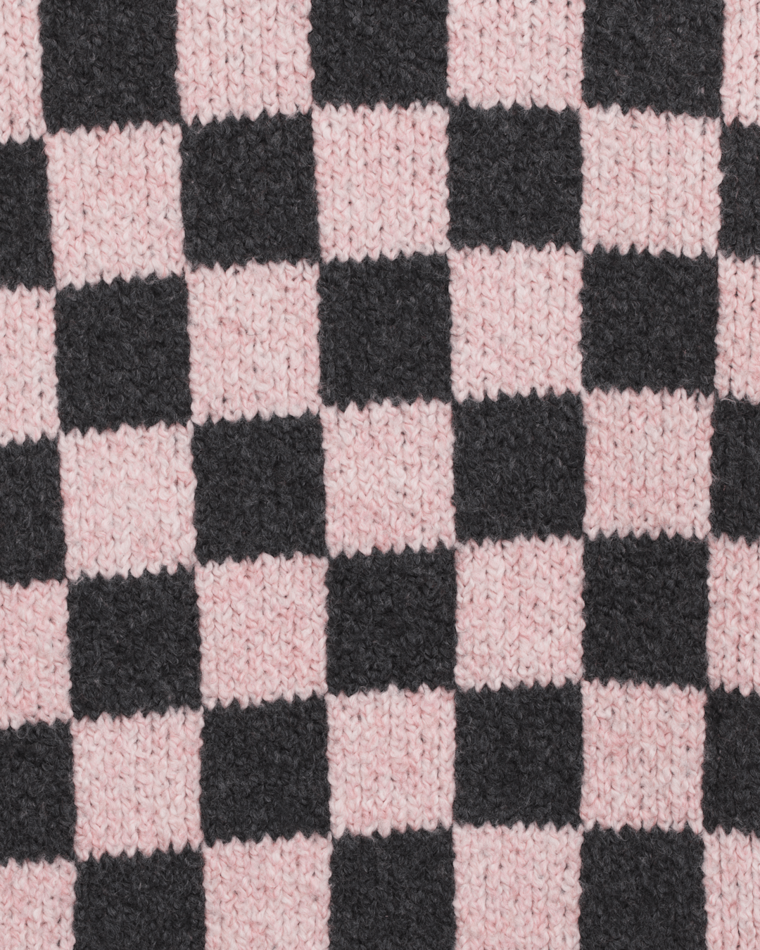 Vans Cameron Sweater in Checkerboard Grey / Pink