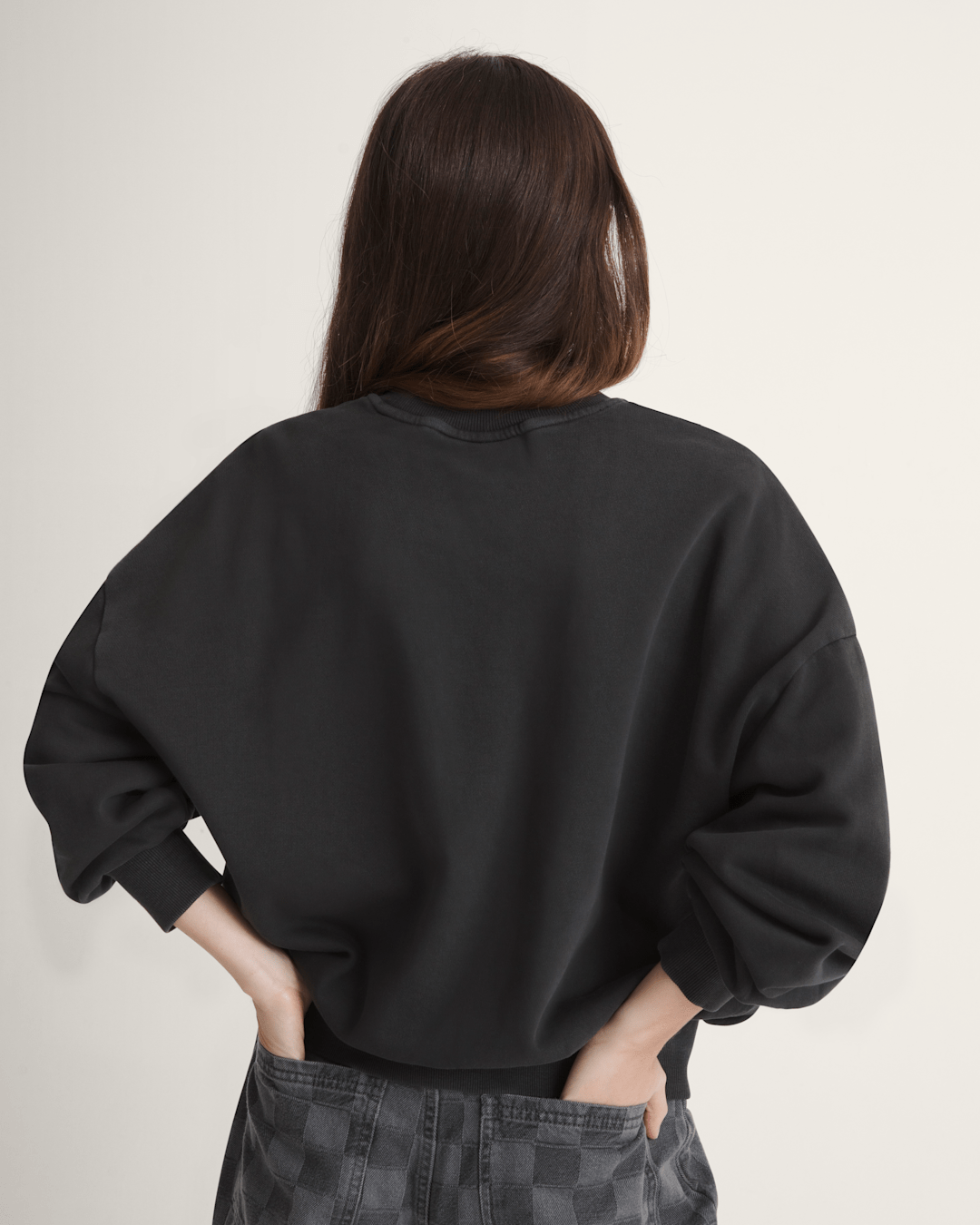 Vans Retro Crew Sweatshirt in Black