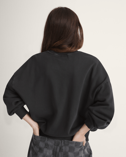Vans Retro Crew Sweatshirt in Black