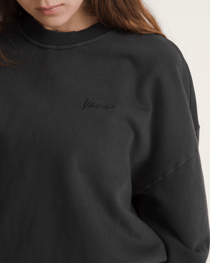 Vans Retro Crew Sweatshirt in Black