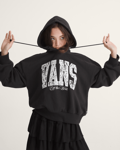 Vans Laced Up Retro Pullover Hoodie in Black