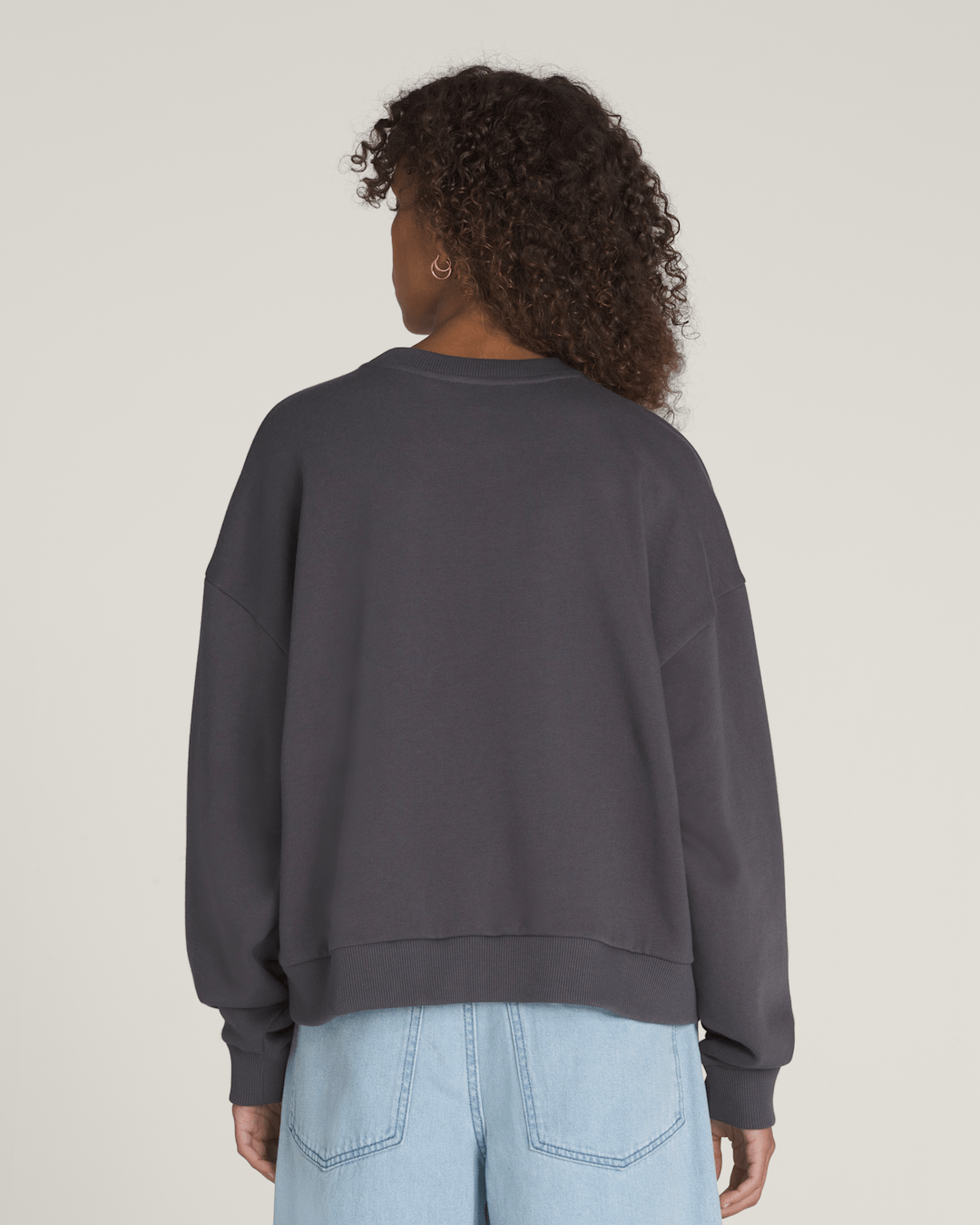 Vans Retro Isle Graphic Crew Sweatshirt in Asphalt Grey