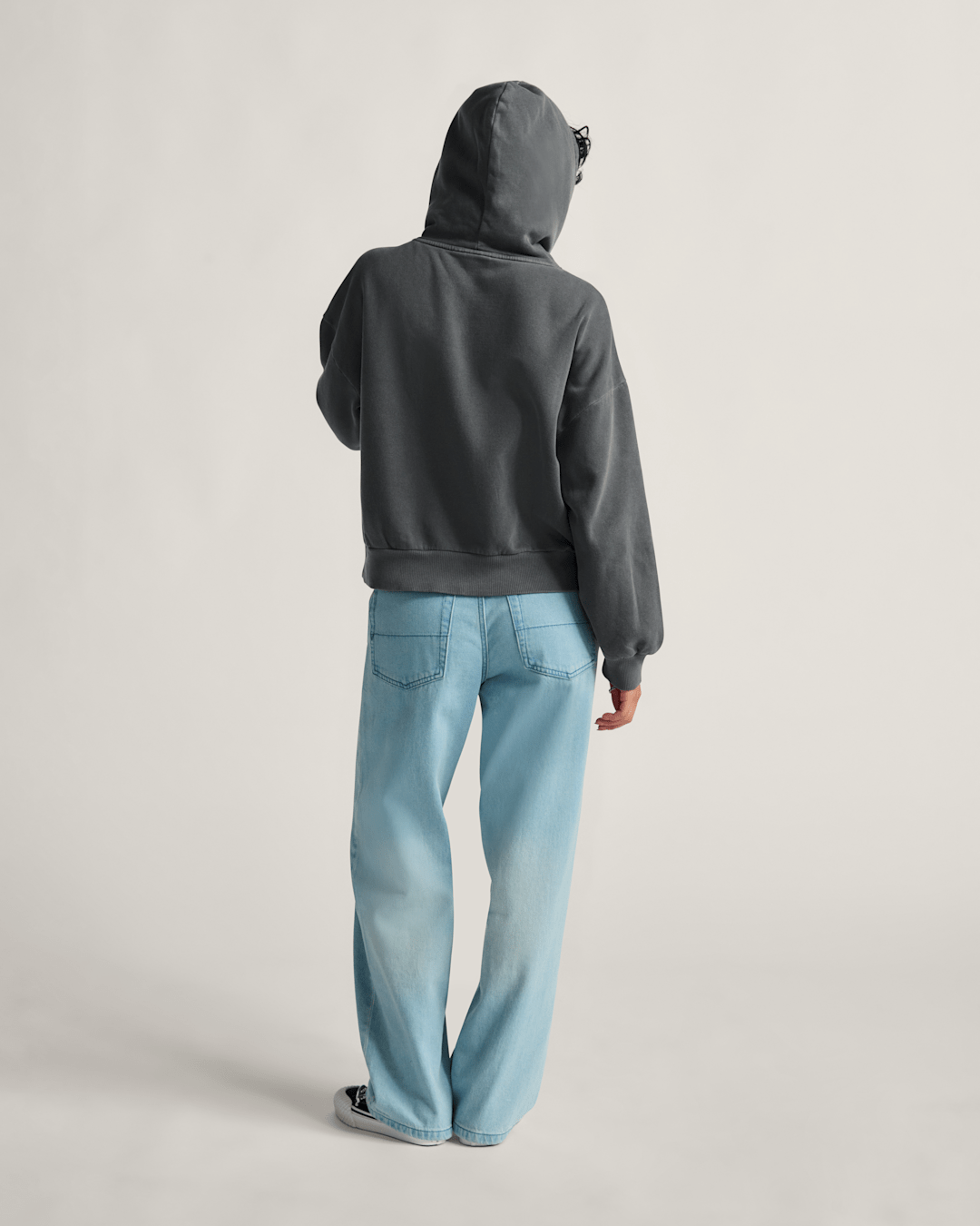 Vans Retro Pullover Hoodie in Asphalt Grey