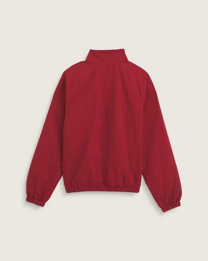 Vans Ronnie Track Jacket in Bordeaux Red