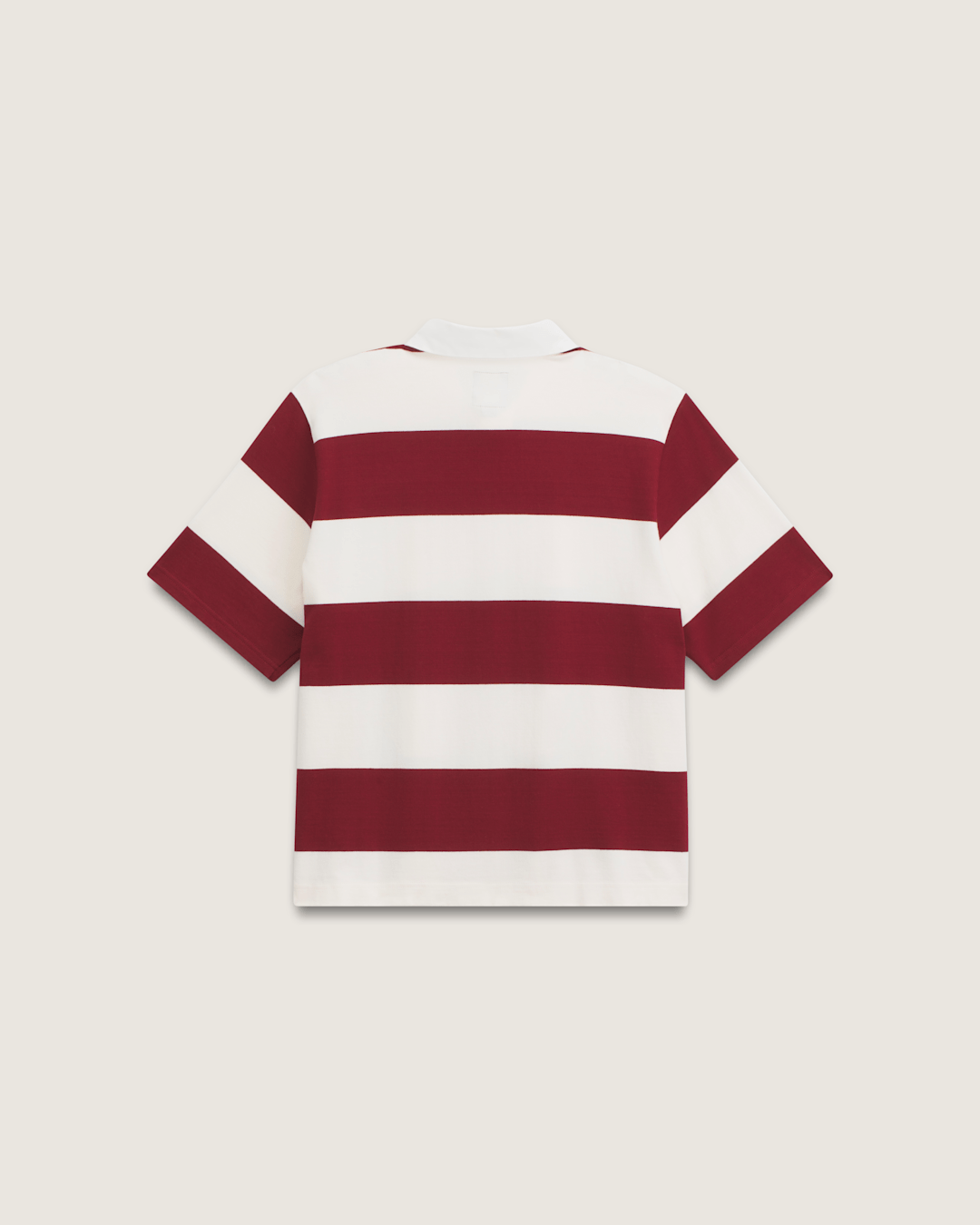Vans Rugby Shirt in Bordeaux Red