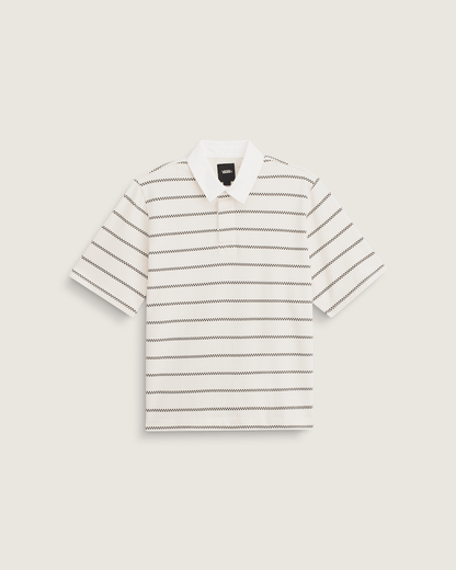 Vans Rugby Shirt in Marshmallow White