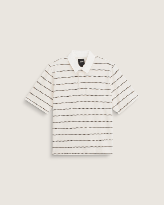 Vans Rugby Shirt in Marshmallow White