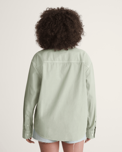 Vans Utility Shirt in Soft Sage Green