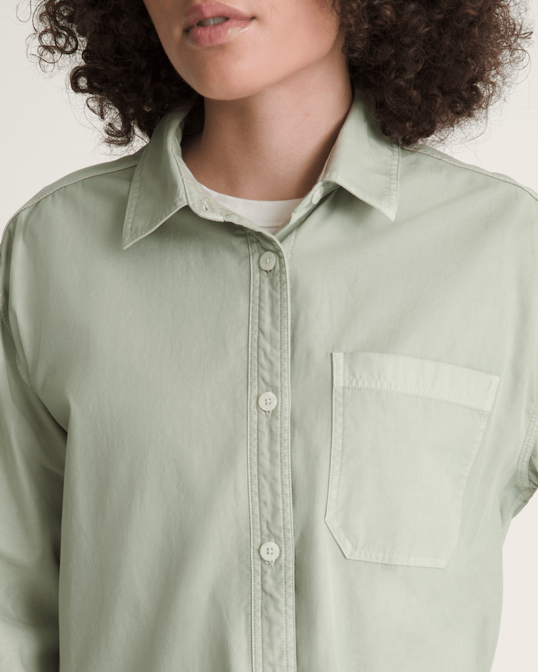 Vans Utility Shirt in Soft Sage Green