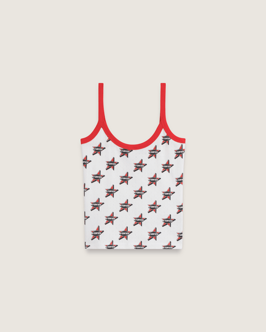 Vans Kiki Cami Tank Top in Racing Red