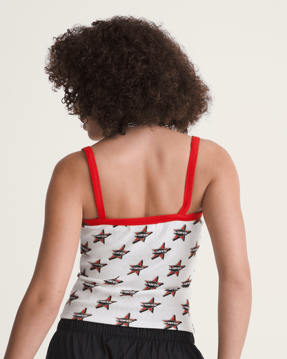 Vans Kiki Cami Tank Top in Racing Red