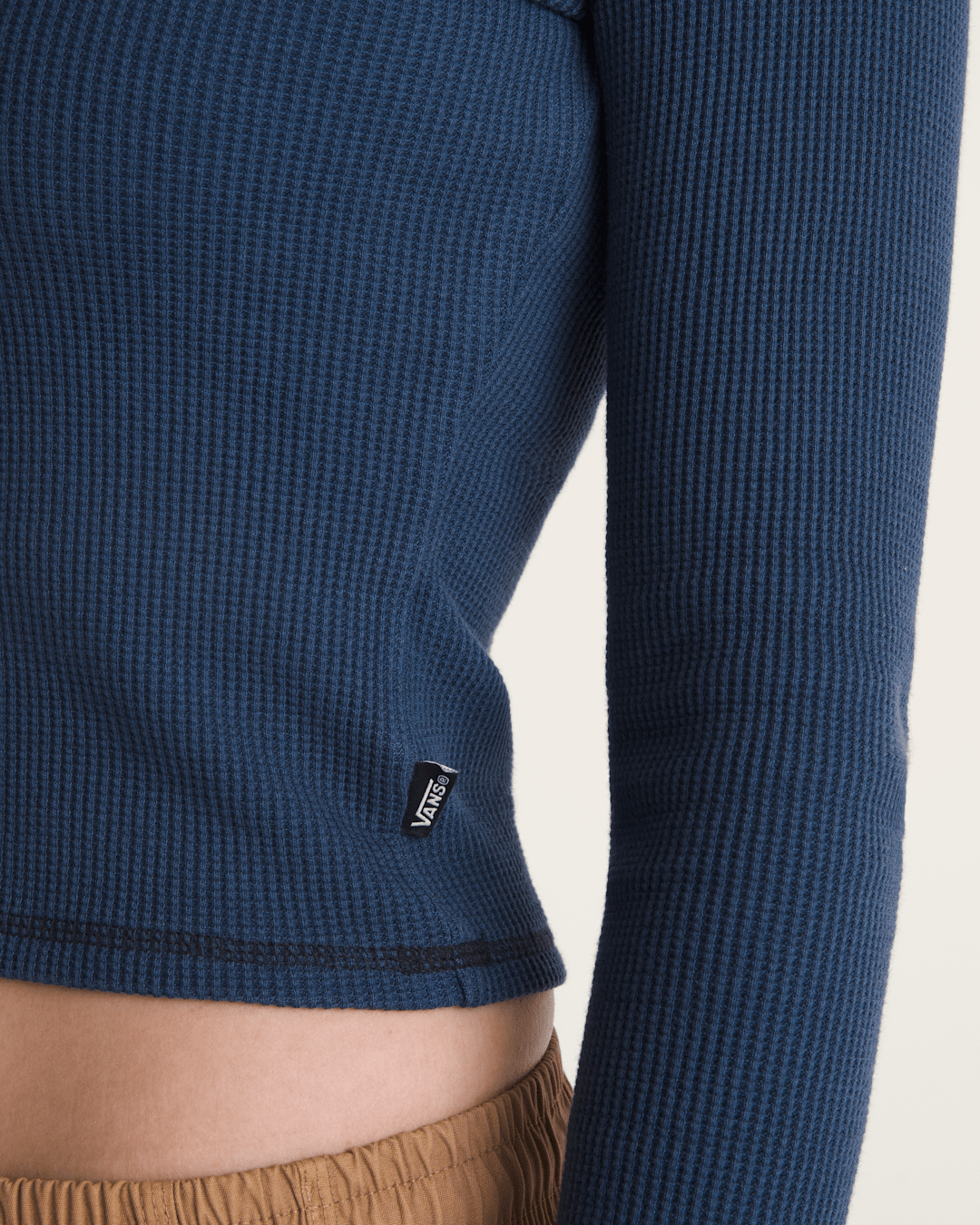 Vans Waffle Long Sleeve in DRESS BLUES