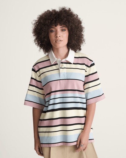 Vans Rugby Shirt in Misty Mauve Red