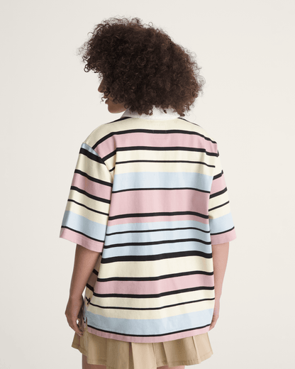 Vans Rugby Shirt in Misty Mauve Red