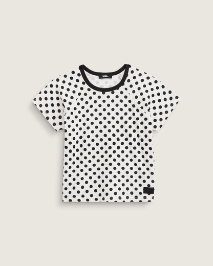 Vans Gracie Raglan T-Shirt in Blanc De Blanc White