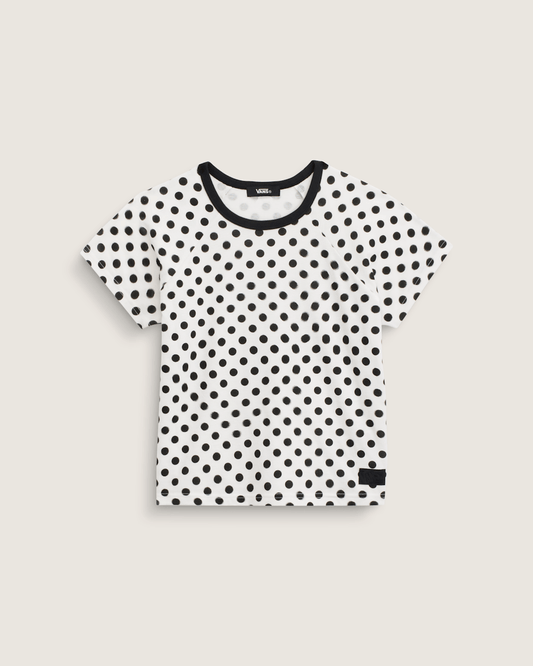 Vans Gracie Raglan T-Shirt in Blanc De Blanc White