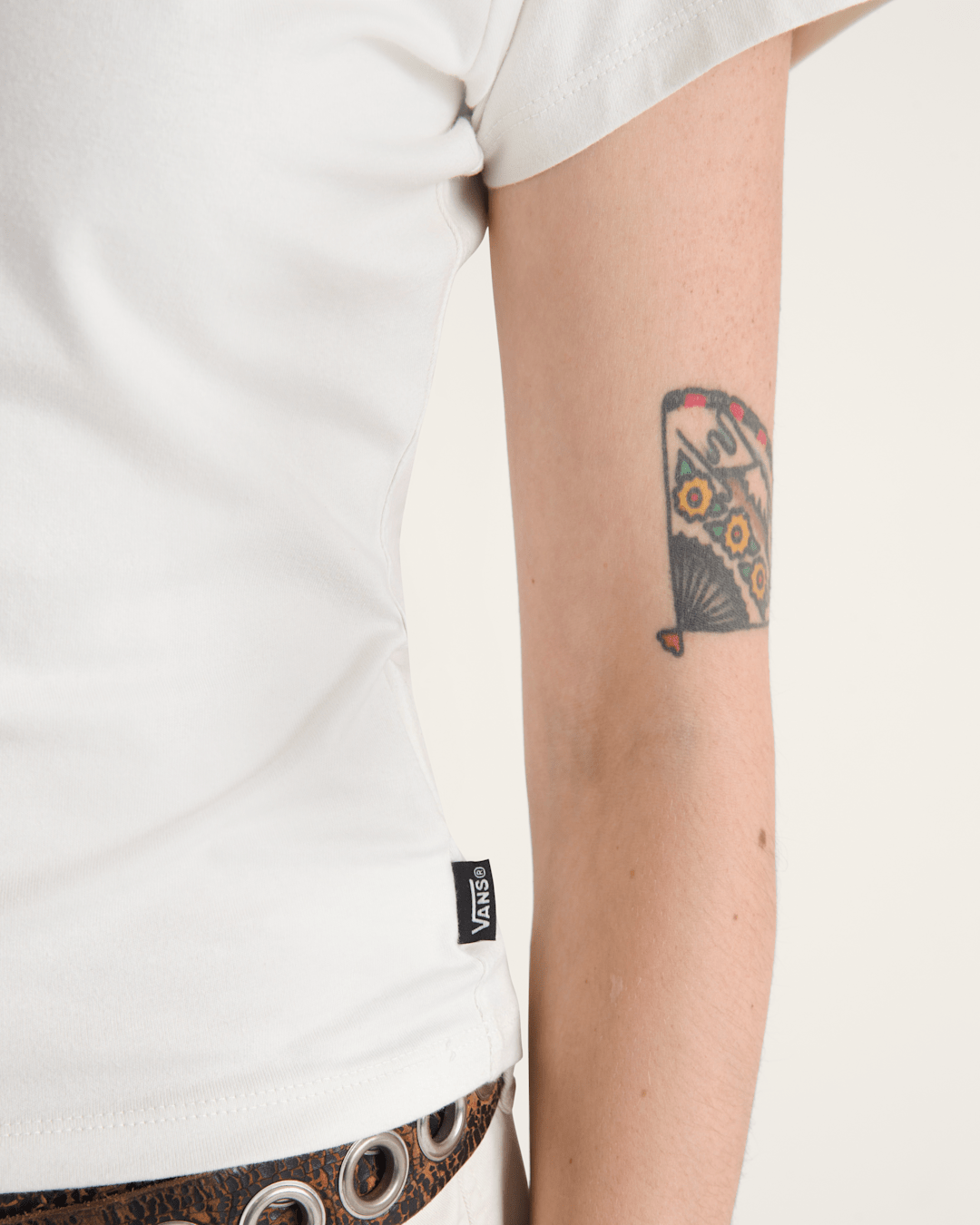 Vans Jersey Knit Shirt in Marshmallow White