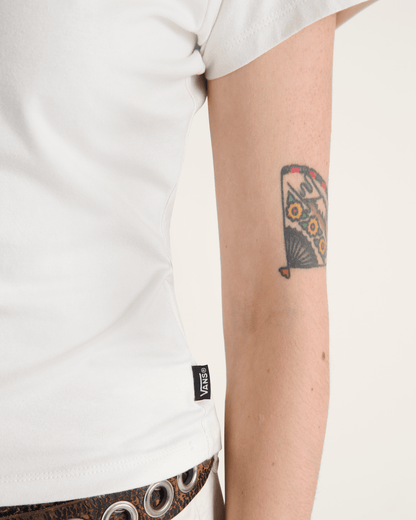 Vans Jersey Knit Shirt in Marshmallow White