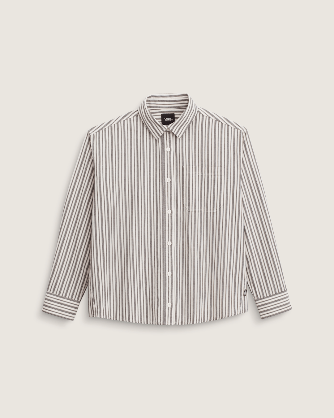 Vans Utility Stripe Shirt in Black-White