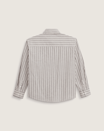 Vans Utility Stripe Shirt in Black-White
