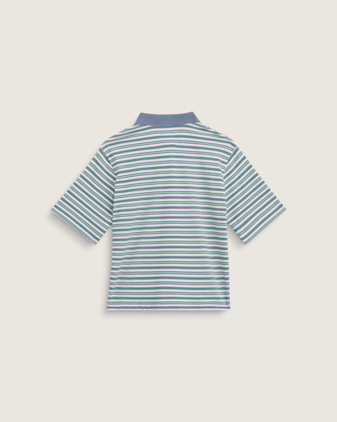Vans Swing Knit Polo Shirt in Glacial Slate Blue