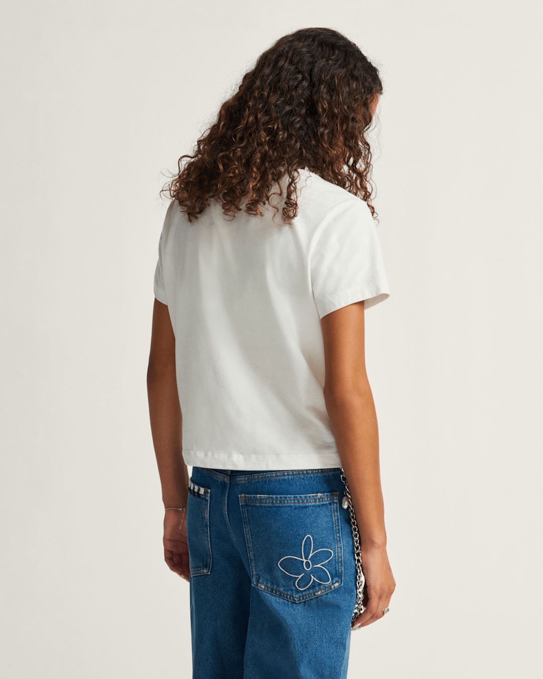 Vans Salton T-Shirt in Marshmallow White