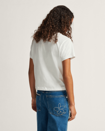 Vans Salton T-Shirt in Marshmallow White