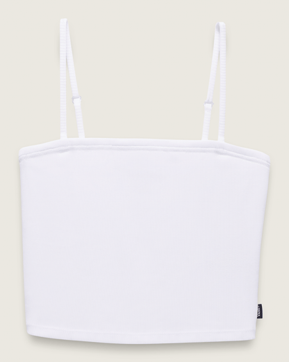 Vans Drew Rib Tube Top in White