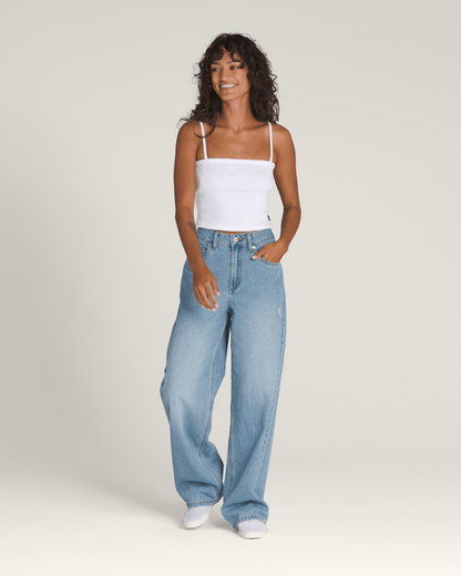 Vans Drew Rib Tube Top in White