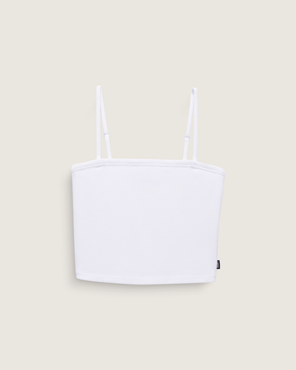 Vans Drew Rib Tube Top in White