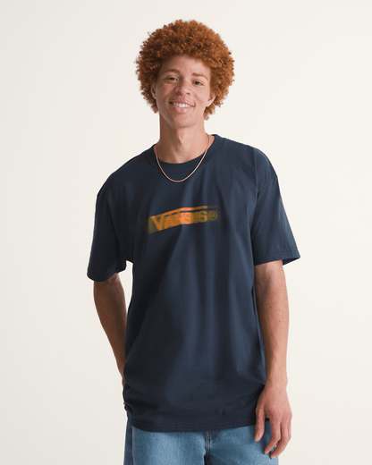 Vans Blur Drop T-Shirt in Navy