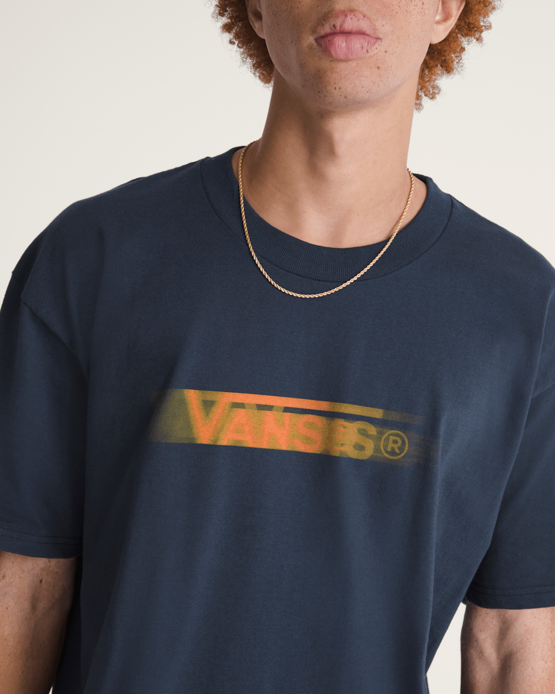 Vans Blur Drop T-Shirt in Navy