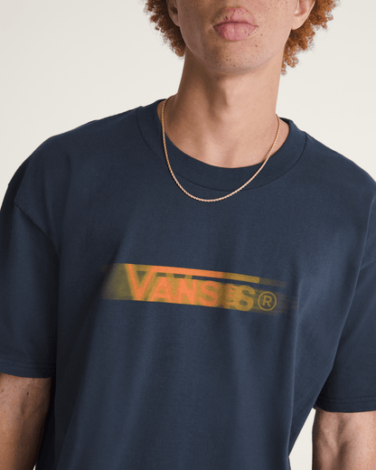 Vans Blur Drop T-Shirt in Navy