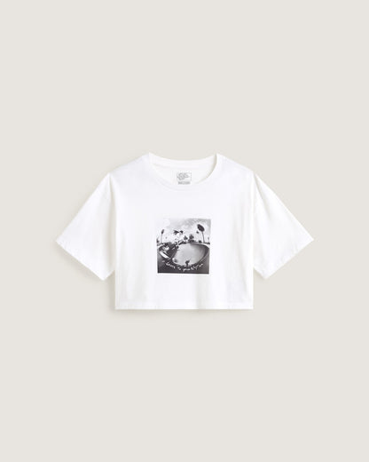 Vans Rhythm Relaxed Crop T-Shirt in White