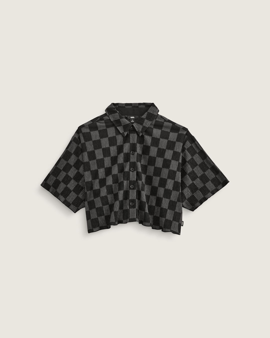Vans Wren Checkerboard Shirt in Checkerboard Black / Grey