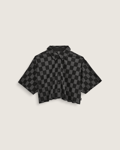Vans Wren Checkerboard Shirt in Checkerboard Black / Grey