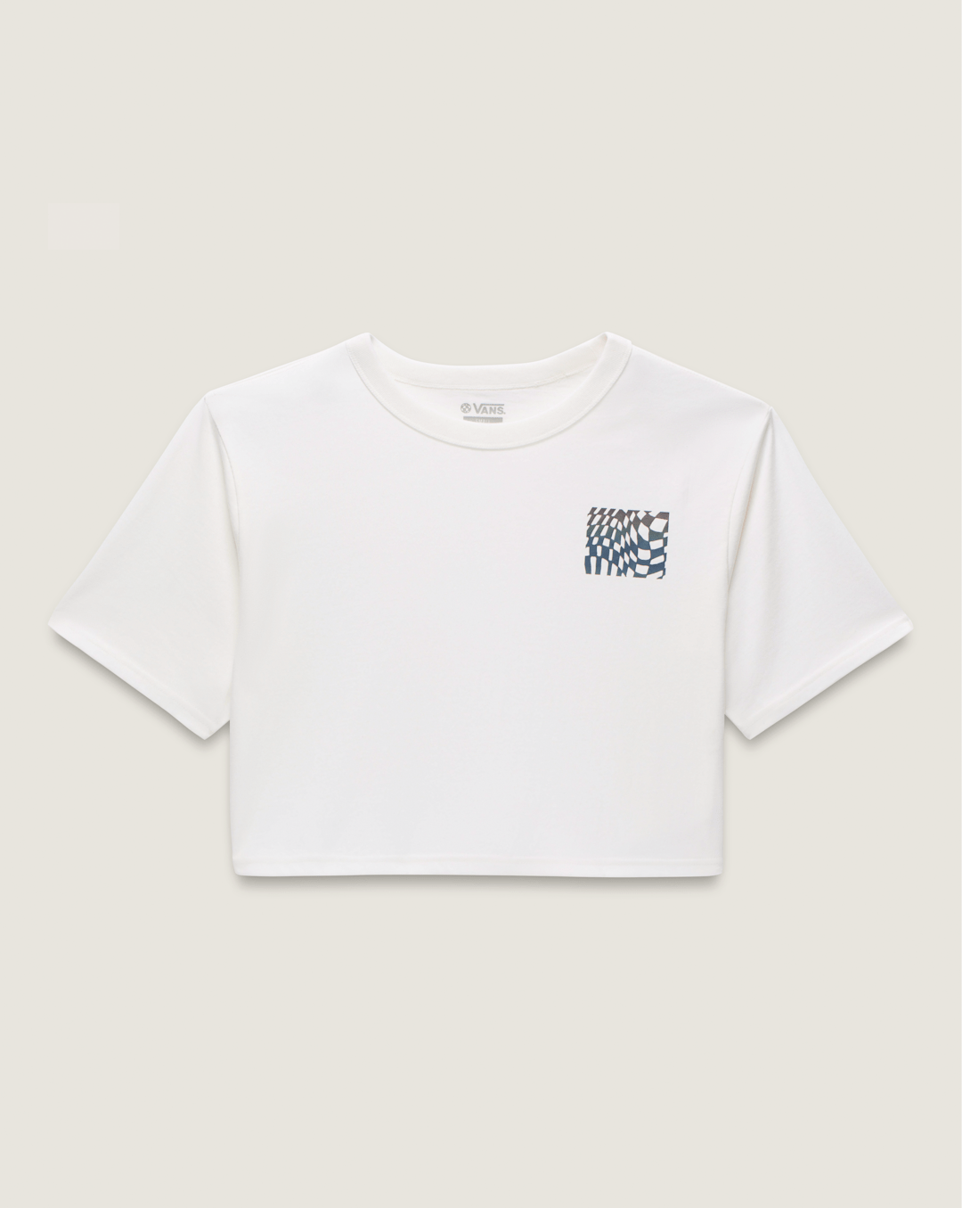 Vans Wildthorn Reflective T-Shirt in Cream White