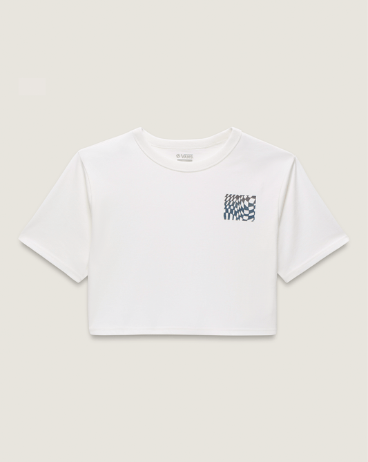 Vans Wildthorn Reflective T-Shirt in Cream White