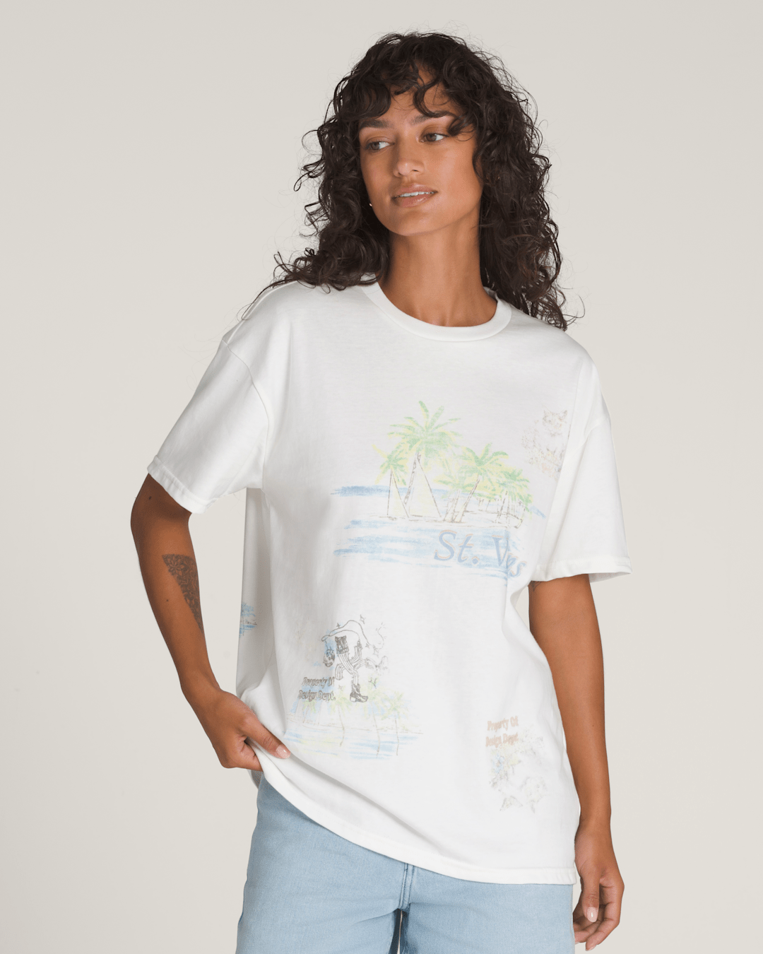 Vans Vintage St. Vans T-Shirt in White