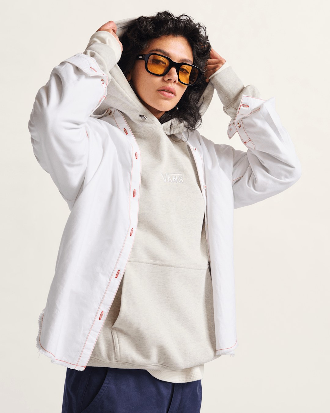 Vans Gillian Button Up Shirt in White