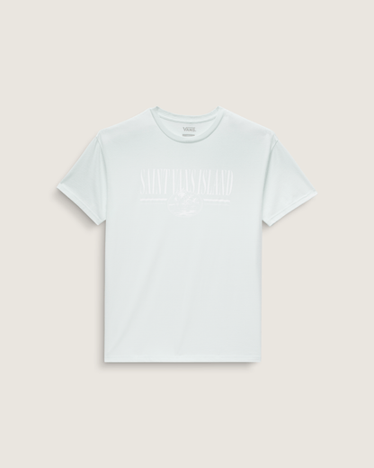 Vans Vintage Retro Isle T-Shirt in White Mint