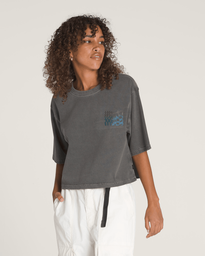 Vans Wildthorn Reflective T-Shirt in Faded Black