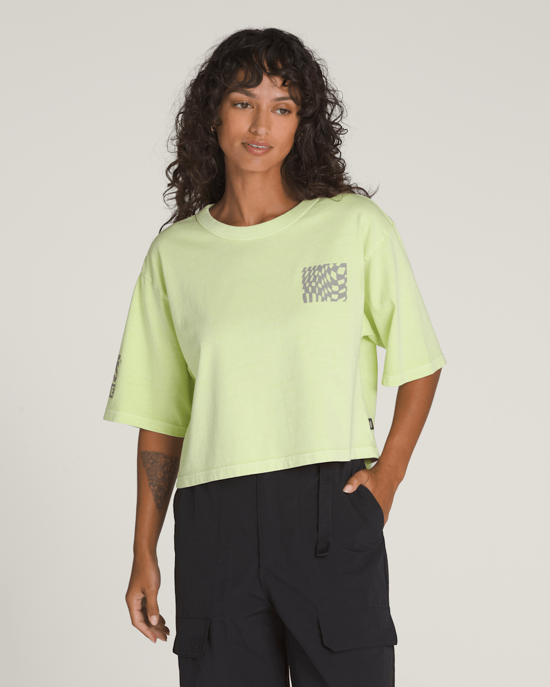 Vans Big Cypress T-Shirt in Shadow Lime Green