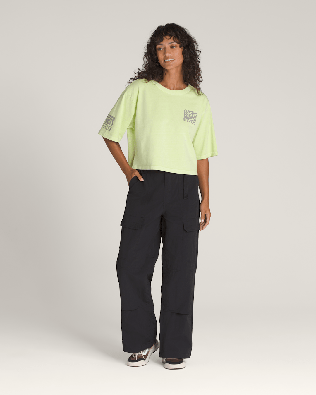 Vans Big Cypress T-Shirt in Shadow Lime Green