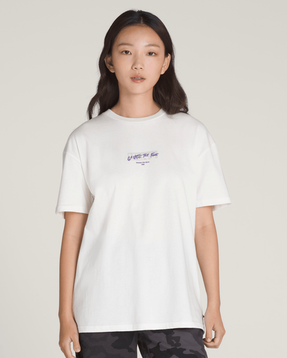 Vans Firemade T-Shirt in White / Purple