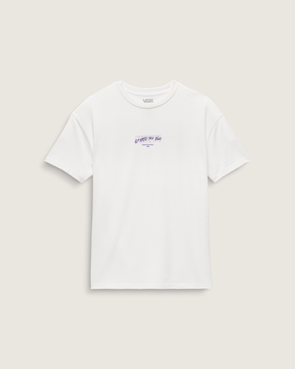 Vans Firemade T-Shirt in White / Purple