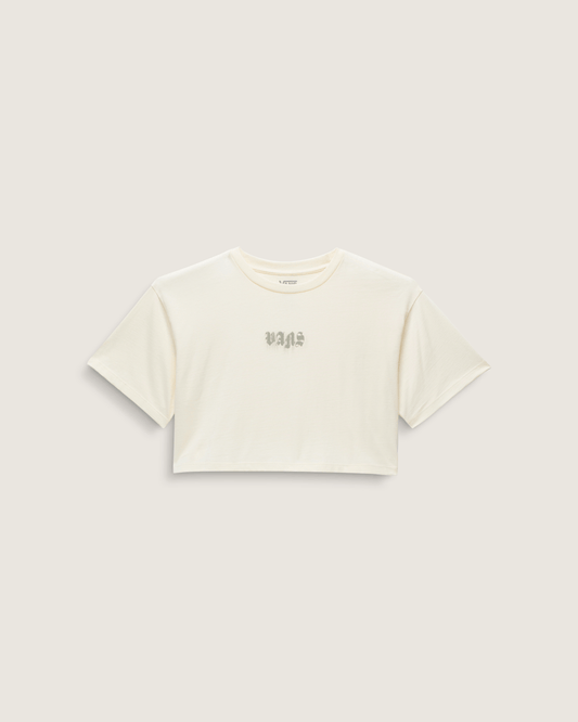 Vans Grafitti Nightwash T-Shirt in Lemon Icing Cream White