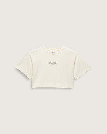 Vans Grafitti Nightwash T-Shirt in Lemon Icing Cream White